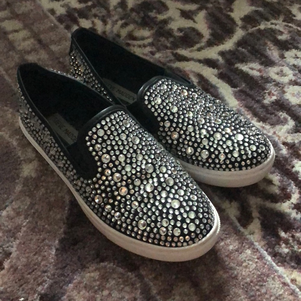 Steve Madden Diamond Slip-Ons